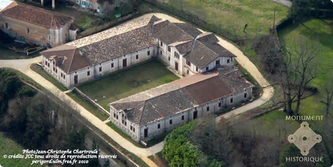 Cellar of Lardimalie, aerial view