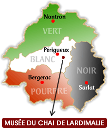 Le musée du vin : situation en Dordogne et dans le Périgord