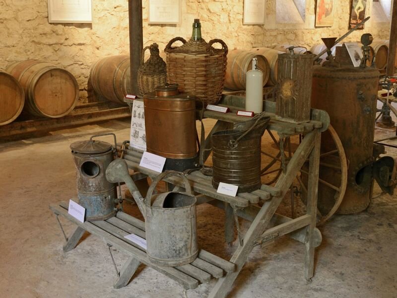 Musée du vin en Dordogne, accessoires d’époque