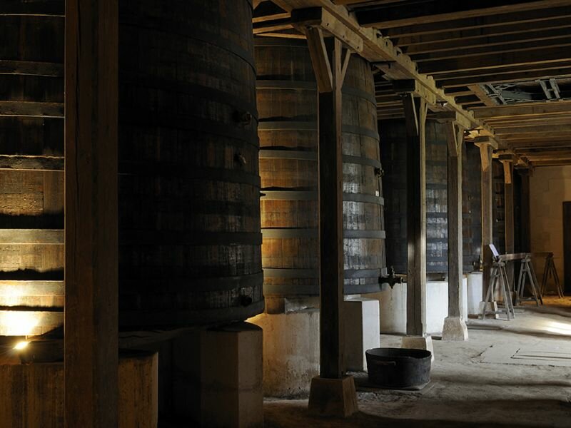 Musée du vin en Dordogne, les cuviers d’époque